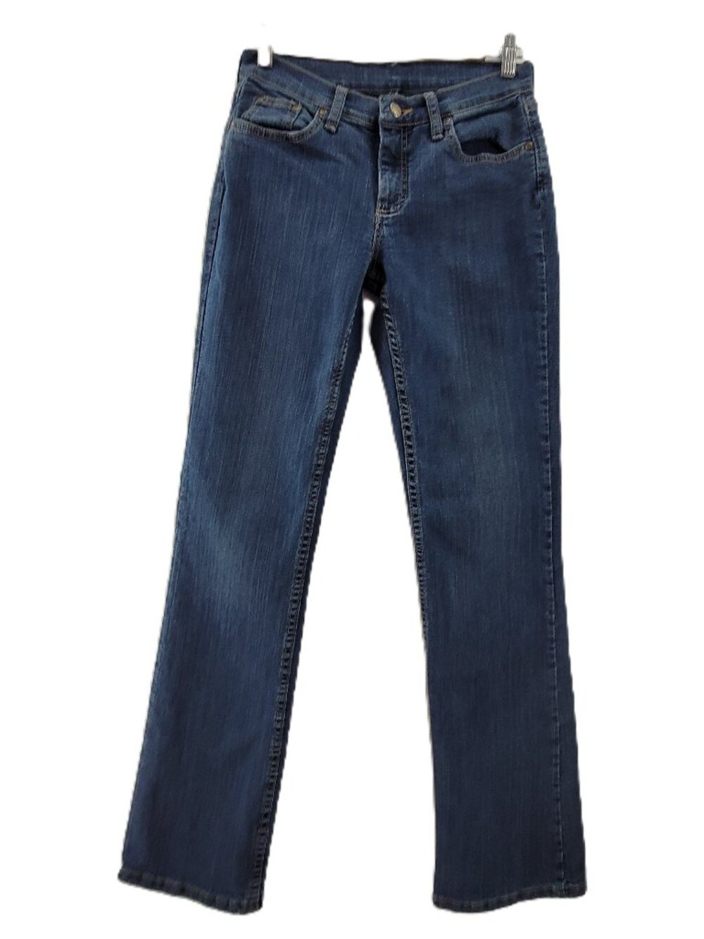 Austin Jeans Womens 6L Blue 27x33.5 Bootcut Stretch *small hole see pics
